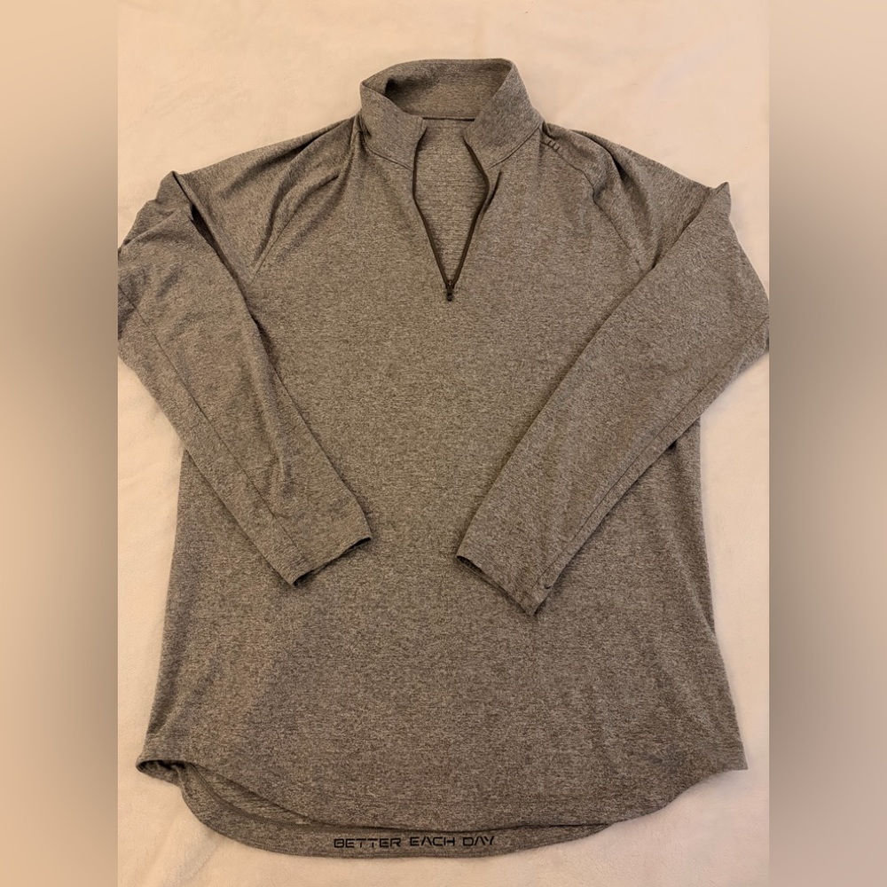 Lululemon Gray Long Sleeve Pullover XL